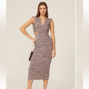 Self-Portrait Space Dye Cut Out Dress